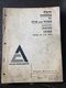 ALLIS CHALMERS TL-14 TL14A GASOLINE TRACTOR LOADER PARTS MANUAL BOOK Catalog OEM