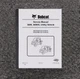 Bobcat 3400 Utility Vehicle Shop Service Repair Manual S/N AJNU11001 & Up