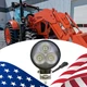 LED Round Cab Light For Kubota Tractors M7-131P M7-131P KVT M7-131PB M7-132P