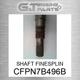 CFPN7B496B SHAFT FINESPLIN fits CASE NEW HOLLAND (Surplus Open Box)