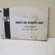 Hyster H30H H40H H50H H60H FORKLIFT Owner Operation Maintenance Manual guide