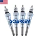 4 pcs 4TNV94L 4D94LE Glow Plug for Komatsu Dozer D20A-8 D20P-8 D21P-8 D20PL-8