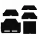 New 5 Piece Main Headliner Fits Allis Chalmers Agco Tractors 6060 6070 6080