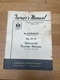 International Harvester McCormick No.27-V Universal Tractor Mower Owner's Manual