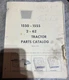 Oliver 1550 1555 2-62 Tractor Dealer Parts Book Manual DCPA26