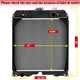 Aluminum Radiator fits Perkins Diesel Engines 3.1524 D3.152 series #2485B275