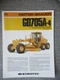 1984 Komatsu GD705A-4 Motor Grader Brochure 6 Pages