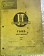 1963 I&T Shop Service Manual for Ford Tractor Series 6000 FREE SHIPPING