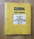 CLARK MICHIGAN TRACTOR SHOVEL 45C PARTS MANUAL 3228
