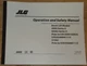 JLG 450A 450AJ SERIES II BOOM LIFT OWNERS OPERATION & SAFETY MANUAL BOOK