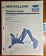 New Holland BH-134 Backhoe for L-780 Loader Owner's Operator's & Assembly Manual