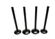 2 NEW INTAKE & EXHAUST VALVES FITS KAWASAKI  FX801V, FX751V, FX850V ENGINES