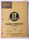 Massey-Harris-Ferguson 16 Pacer Tractor Shop Service Repair Manual I&T MH-6A
