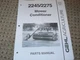 Gehl 2245 2275 Mower Conditioner Dealer's Parts Book