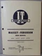 Vtg 1982 I&T Shop Service Massey-Ferguson MF-39 Manual Models MF2745 MF2775 2805