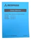 Mitsubishi Forklift Parts Manual - Chassis FGC15N, FGC18N, FGC20CN 98716-62100