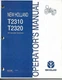 NEW HOLLAND T2310 AND 2320 TRACTORS WITH HYDROSTATIC TRANSMISSION OPERATORS MANU