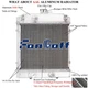 Aluminum 2 Row Radiator Fit Artic Cat Prowler 550 700 TRV 700 550 450 0413205 US
