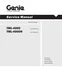 GENIE TML4000 TML4000N Light Tower Service Manual ON PAPER Part No 116472