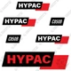 Fits Hypac C850B Decal Kit Roller Equipment Decals - 7 YEAR OUTDOOR 3M VINYL!
