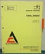 Allis-Chalmers Service Manuals Tractors Hydraulics Loaders Transmission Steering