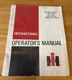 International Cub Cadet Operators Manual For 182, 282H, 382, 382H. Item DS110
