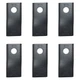 Disk Mower blade 6 PACK for Kuhn GMD44 GMD55 GMD66 Left Hand