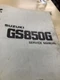 1979 Suzuki GS850G GS 850 G GZ GX GT Service and Supplementary Manual