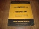 Century Farm Spray Unit Maintenance And Operating Instructions Form 601666