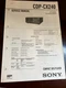 SONY CDP-CX240 CDPCX240 Service Manual FROM THE USA **ORIGINAL**