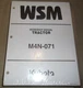 KUBOTA M4N-071 TRACTOR SERVICE SHOP REPAIR WORKSHOP MANUAL NEW