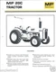 Equipment Brochure - Massey Ferguson - MF 20C - Tractor - c1973 (E2507)