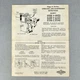 Briggs & Stratton Engine 60300 to 60492 & 80300 to 81492 Instruction Manual