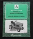ORIGINAL 1976-1982 ALLIS CHALMERS 808GT & 810GT LAWN TRACTOR OPERATORS MANUAL