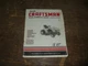 Sears Craftsman 917.254860 Lawn Tractor 18HP Operator Parts Manual xz