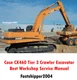Case CX460 Tier 3 Crawler Excavator Repair Workshop Service Manual Fast  PDF CD