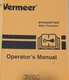 Vermeer BP6800/Bp7800 Bale Processor Operators Manual