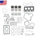 For Kubota L2050DT L2350 L235DT L235 Tractors D1102 Engine Overhaul Rebuild Kit