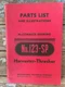 Vintage IH International Harvester Thresher No. 123-SP Parts List Illustrations
