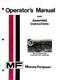 Massey Ferguson MF 520 Wheeled Tandem Disc Harrow Operator's Manual