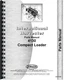 IH International 4130 Compact Skid Steer Loader Parts Manual Catalog