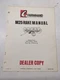 FARMHAND OPERATOR'S MANUAL INSTRUCTIONS PARTS LIST F76-E M25 WHEEL RAKE