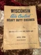 Wisconsin Air Cooled Heavy Duty Engines Manual Model VP4D Instruction Book
