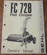 Gehl FC 72B  FC72B  Flail Chopper Operators Owner Manual Book 901309 ORIGINAL