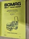 ONE- BOMAG, BW 900-50, Operating Instructions & Maintenance Instruction.  Tandem