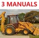 Case 580 Super K 580K 580CK Backhoe Loader 3 Service Manuals OP Operators 580SK