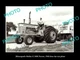 OLD POSTCARD SIZE PHOTO OF MINNEAPOLIS MOLINE G 1000 TRACTOR 1968 TEST PHOTO