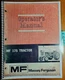 Massey Ferguson MF 175 Perkins Gas & Diesel Tractor Operator Manual 1448 072 M4