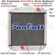 121462-44500 Aluminum 3 Row Radiator for Yanmar YM1401 YM1502 YM1510 Models