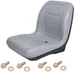 High Back Gray Seat Fits Kubota L3010DT L3010F L3410DT L3410GST L3410HST